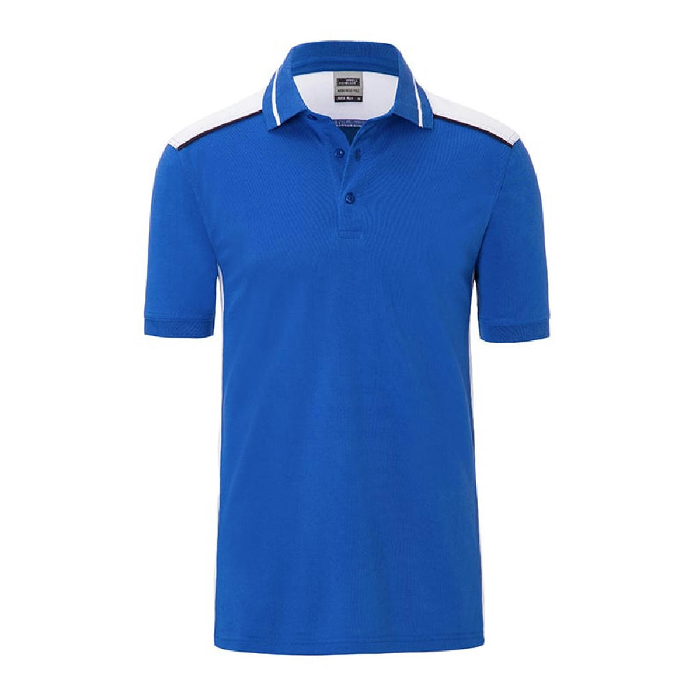 Men's Workwear Polo - COLOR - - Pflegeleichtes und strapazierfähiges Polo mit Kontrasteinsätzen