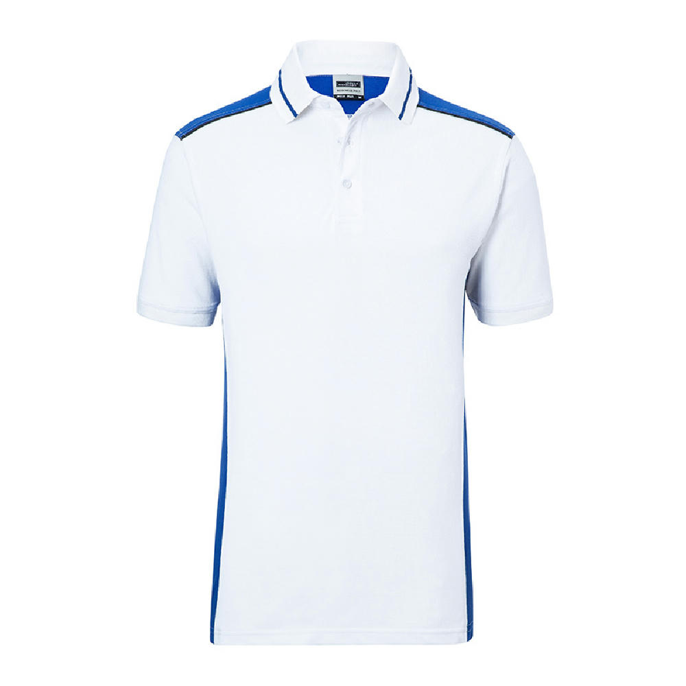 Men's Workwear Polo - COLOR - - Pflegeleichtes und strapazierfähiges Polo mit Kontrasteinsätzen