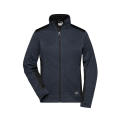 Ladies' Knitted Workwear Fleece Jacket - STRONG - - Pflegeleichte Strickfleece Jacke im Materialmix