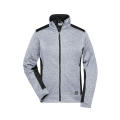 Ladies' Knitted Workwear Fleece Jacket - STRONG - - Pflegeleichte Strickfleece Jacke im Materialmix