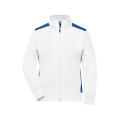 Ladies' Workwear Sweat Jacket - COLOR - - Sweatjacke mit Stehkragen und Kontrasteinsätzen