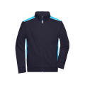Workwear Sweat Jacket - COLOR - - Sweatjacke mit Stehkragen und Kontrasteinsätzen