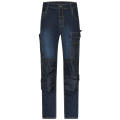 Workwear Stretch-Jeans - Jeans-Hose in gerader Schnittführung mit vielen Details