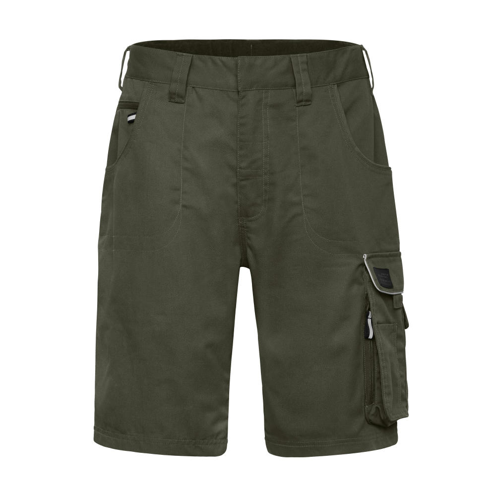 Workwear Bermudas - SOLID - - Funktionelle Arbeitsshorts im cleanen Look mit hochwertigen Details