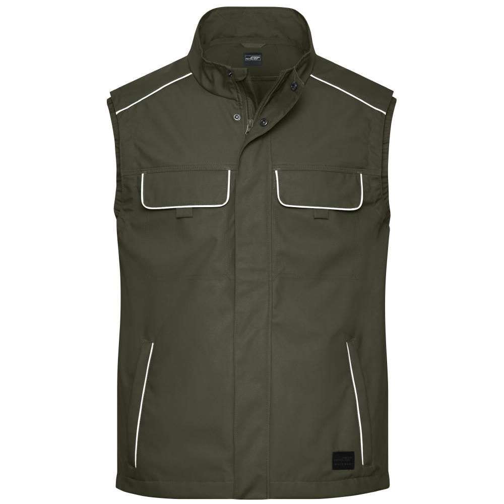 Workwear Softshell Light Vest - SOLID - - Professionelle, leichte Softshellweste im cleanen Look mit hochwertigen Details