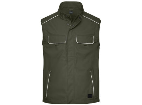 Workwear Softshell Light Vest - SOLID - - Professionelle, leichte Softshellweste im cleanen Look mit hochwertigen Details