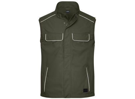 Workwear Softshell Light Vest - SOLID --Professionelle, leichte Softshellweste im cleanen Look mit hochwertigen Details