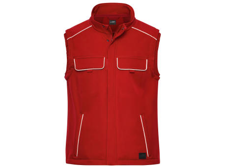 Workwear Softshell Vest - SOLID - - Professionelle Softshellweste im cleanen Look mit hochwertigen Details