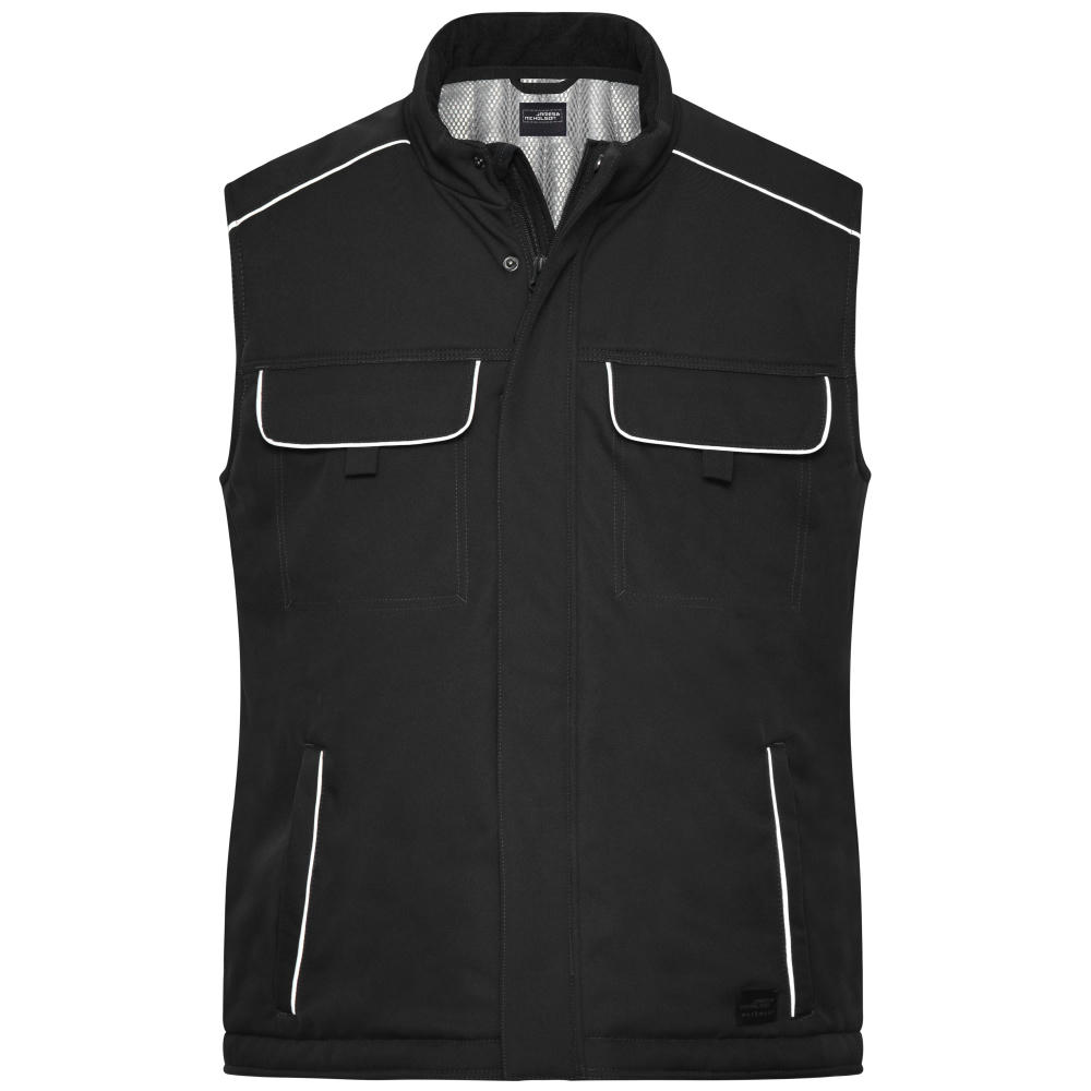Workwear Softshell Padded Vest - SOLID - - Professionelle Softshellweste mit warmem Innenfutter und hochwertigen Details im cleanen Look