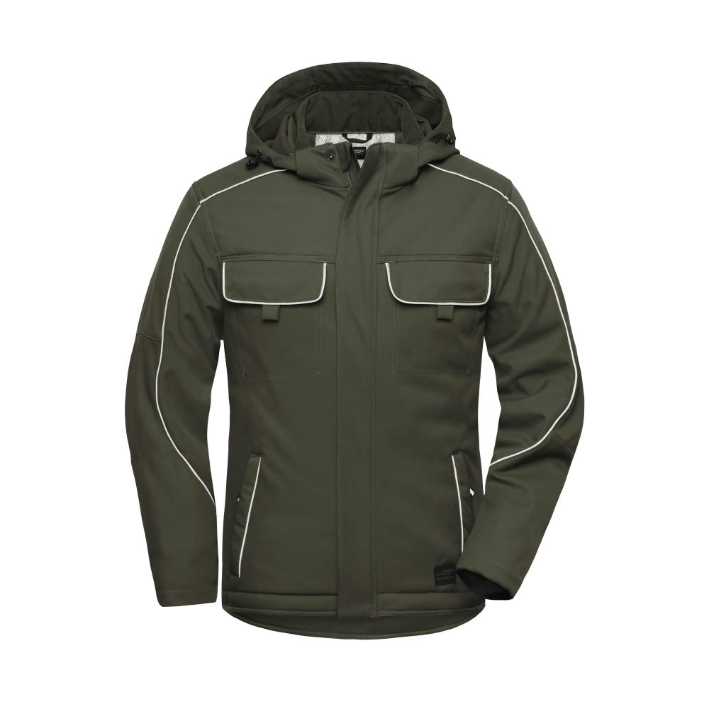 Workwear Softshell Padded Jacket - SOLID - - Professionelle Softshelljacke mit warmem Innenfutter und hochwertigen Details im cleanen Look