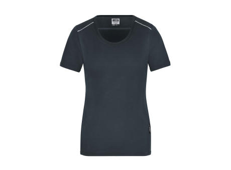 Ladies' Workwear T-Shirt - SOLID --Strapazierfähiges und pflegeleichtes T-shirt mit Kontrastpaspel