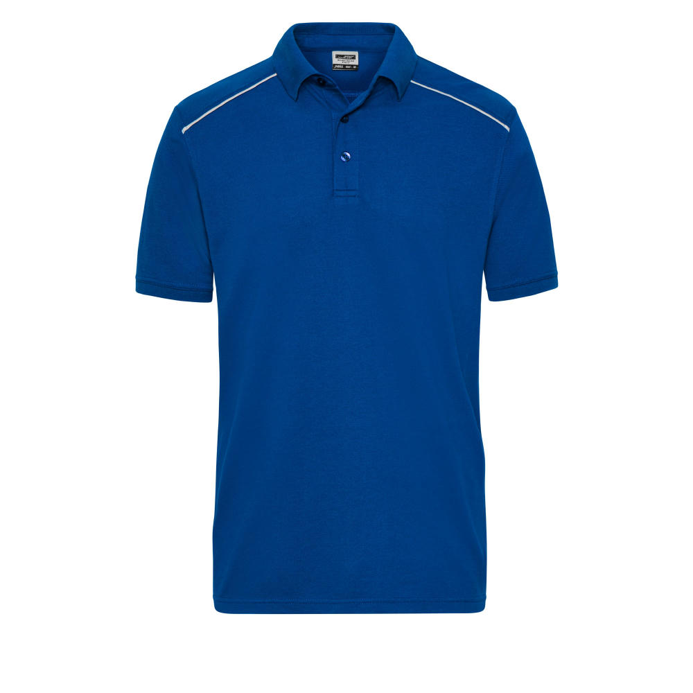 Men's  Workwear Polo - SOLID - - Strapazierfähiges und pflegeleichtes Polo mit Kontrastpaspel