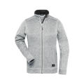 Ladies' Knitted Workwear Fleece Jacket - SOLID - - Pflegeleichte Strickfleece-Jacke