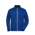 Men's Knitted Workwear Fleece Jacket - SOLID - - Pflegeleichte Strickfleece-Jacke
