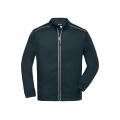 Men's Knitted Workwear Fleece Jacket - SOLID --Pflegeleichte Strickfleece-Jacke