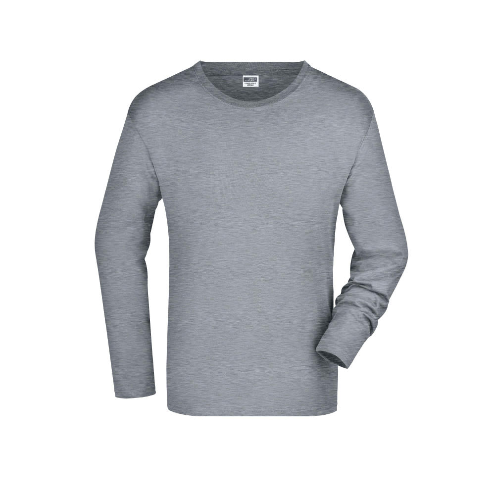 Men's Long-Sleeved Medium-Langarm T-Shirt aus Single Jersey