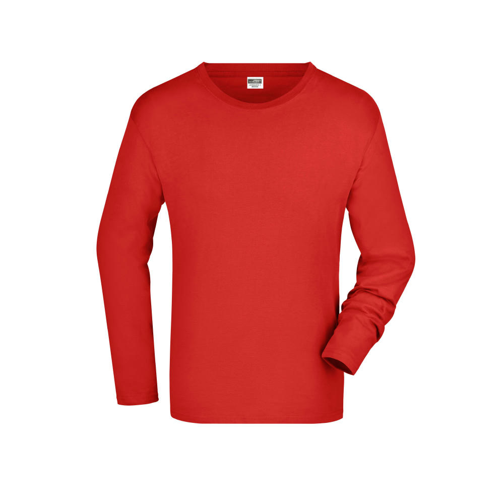 Men's Long-Sleeved Medium-Langarm T-Shirt aus Single Jersey