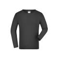 Junior Shirt Long-Sleeved Medium - Langarm T-Shirt aus Single Jersey