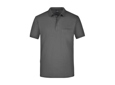 Men's Polo Pocket-Klassisches Poloshirt mit Brusttasche