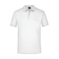 Men's Polo Pocket-Klassisches Poloshirt mit Brusttasche