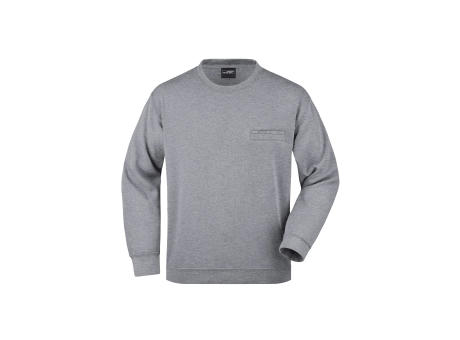 Men's Round Sweat Pocket-Klassisches Sweatshirt mit Brusttasche