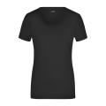 Ladies' Stretch Round-T-T-Shirt aus weichem Elastic-Single-Jersey