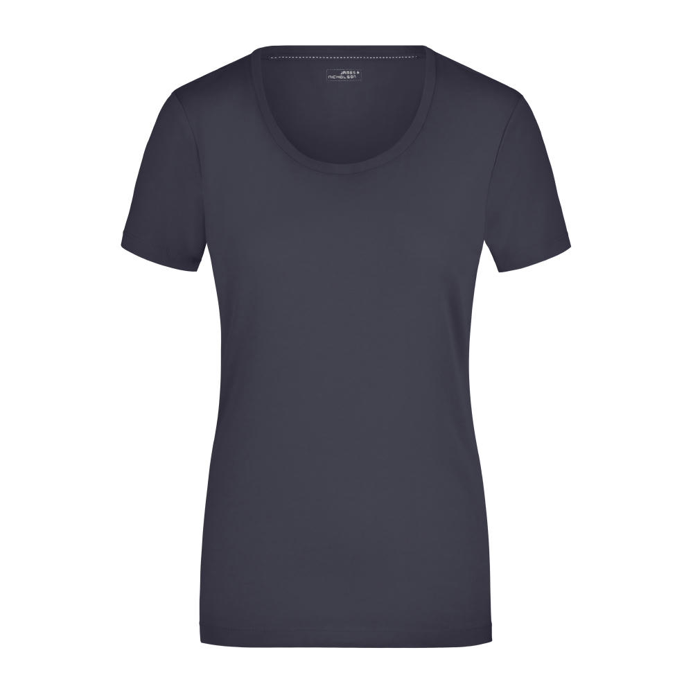 Ladies' Stretch Round-T - T-Shirt aus weichem Elastic-Single-Jersey