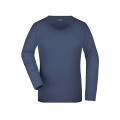 Ladies' Stretch Shirt Long-Sleeved - Langarm Shirt aus weichem Elastic-Single-Jersey