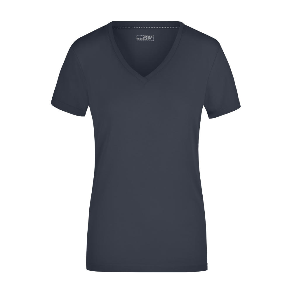 Ladies' Stretch V-T - T-Shirt aus weichem Elastic-Single Jersey