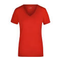 Ladies' Stretch V-T - T-Shirt aus weichem Elastic-Single Jersey