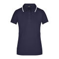 Ladies' Polo Tipping-Hochwertiges Piqué-Polohemd mit Kontraststreifen