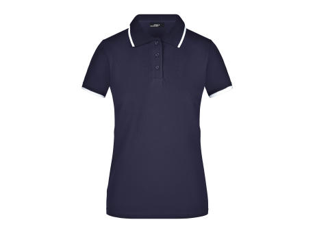 Ladies' Polo Tipping-Hochwertiges Piqué-Polohemd mit Kontraststreifen