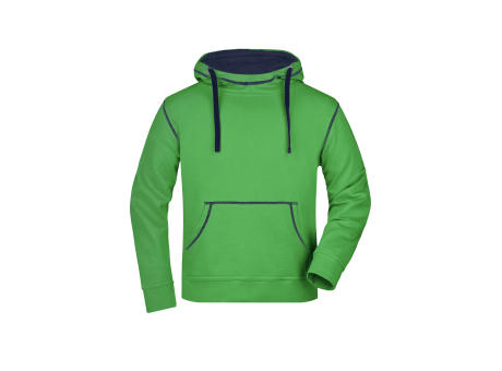 Men's Lifestyle Hoody-Kapuzensweat mit modischen Kontrastnähten