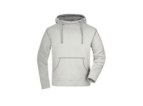 Men's Lifestyle Hoody-Kapuzensweat mit modischen Kontrastnähten