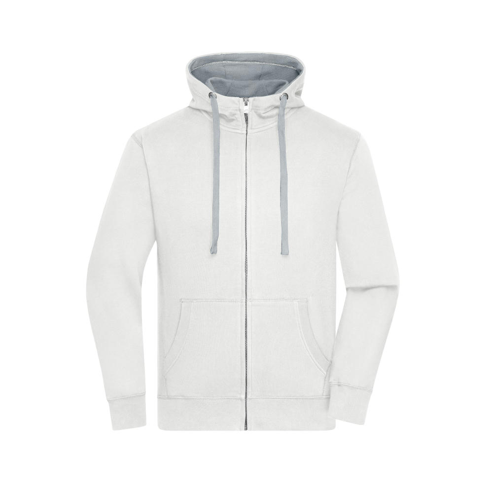 Men's Lifestyle Zip-Hoody-Sweatjacke mit Reißverschluss und Kapuze