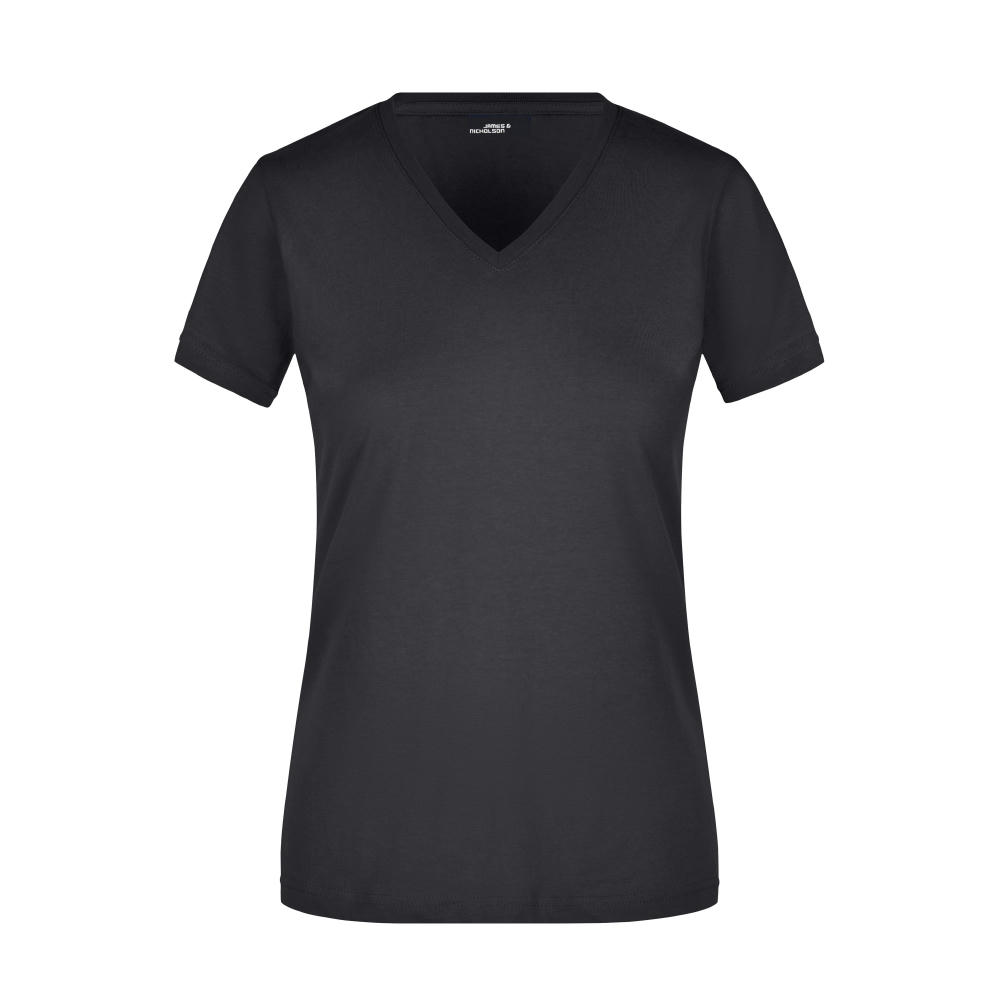 Ladies' Slim Fit V-T - Figurbetontes V-Neck-T-Shirt