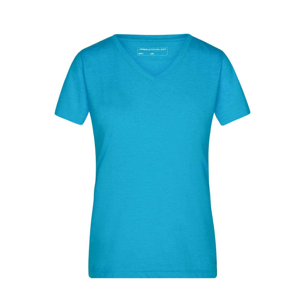 Ladies' Heather T-Shirt - Modisches T-Shirt mit V-Ausschnitt