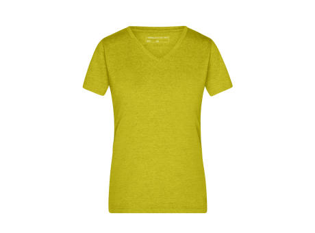 Ladies' Heather T-Shirt-Modisches T-Shirt mit V-Ausschnitt