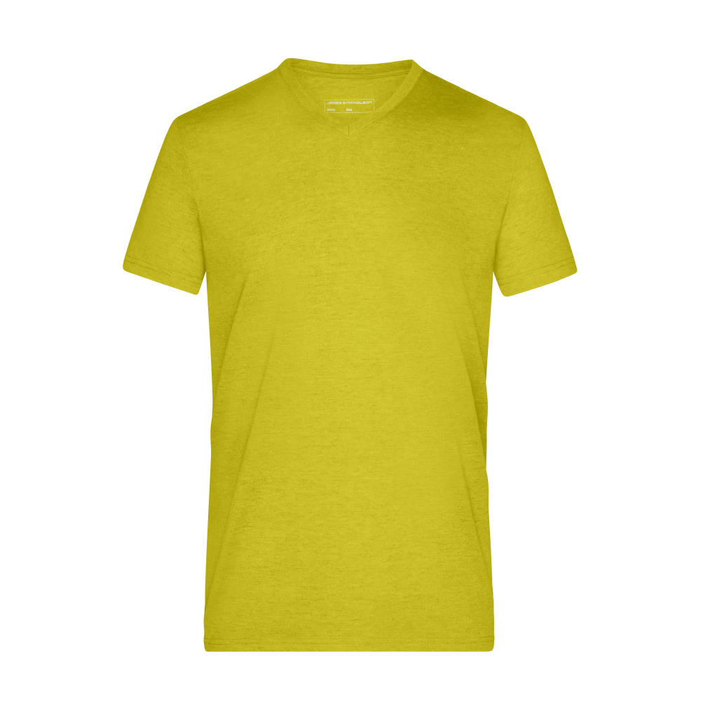 Men's Heather T-Shirt-Modisches T-Shirt mit V-Ausschnitt