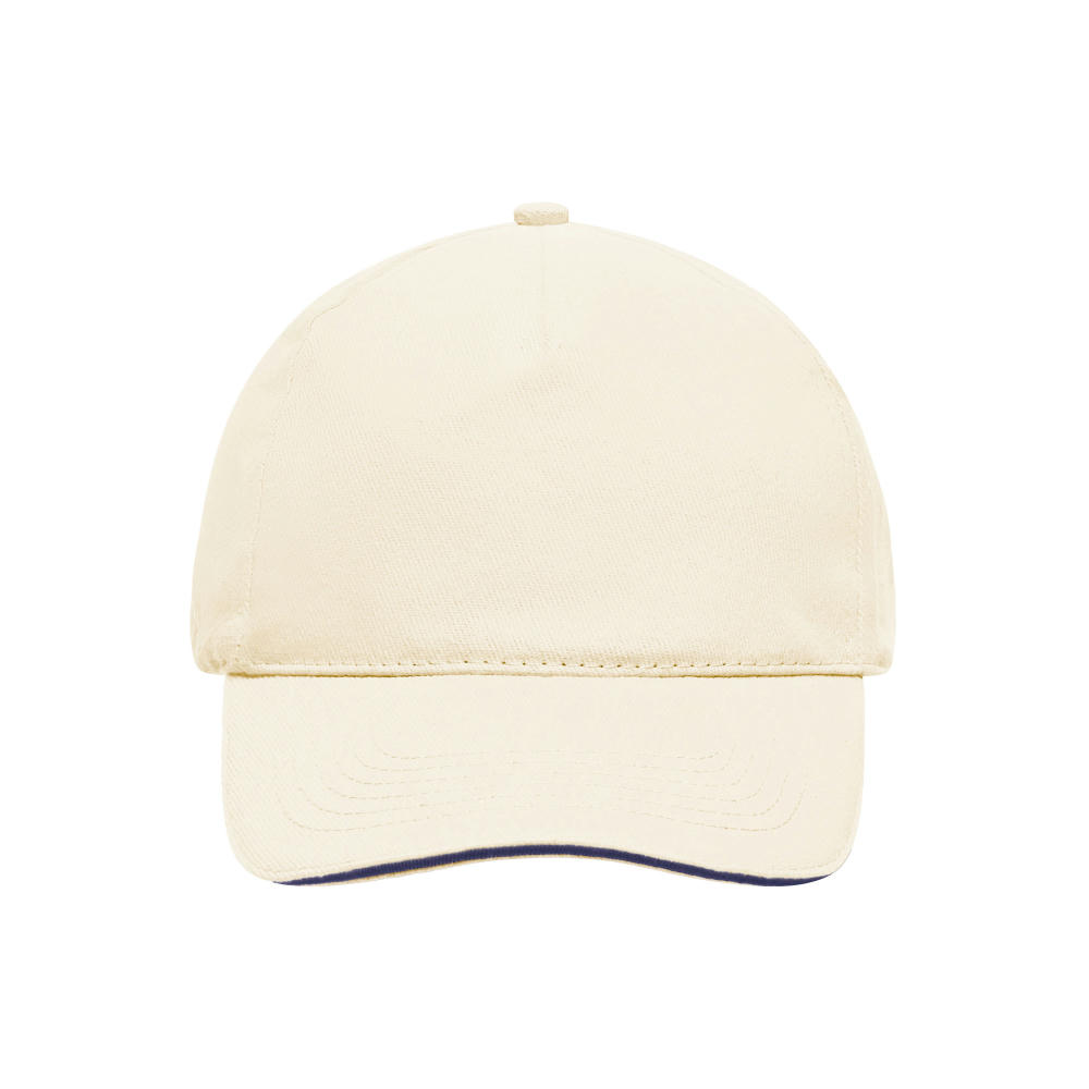 5 Panel Sandwich Cap-5 Panel Cap mit kontrastfarbigem Sandwich