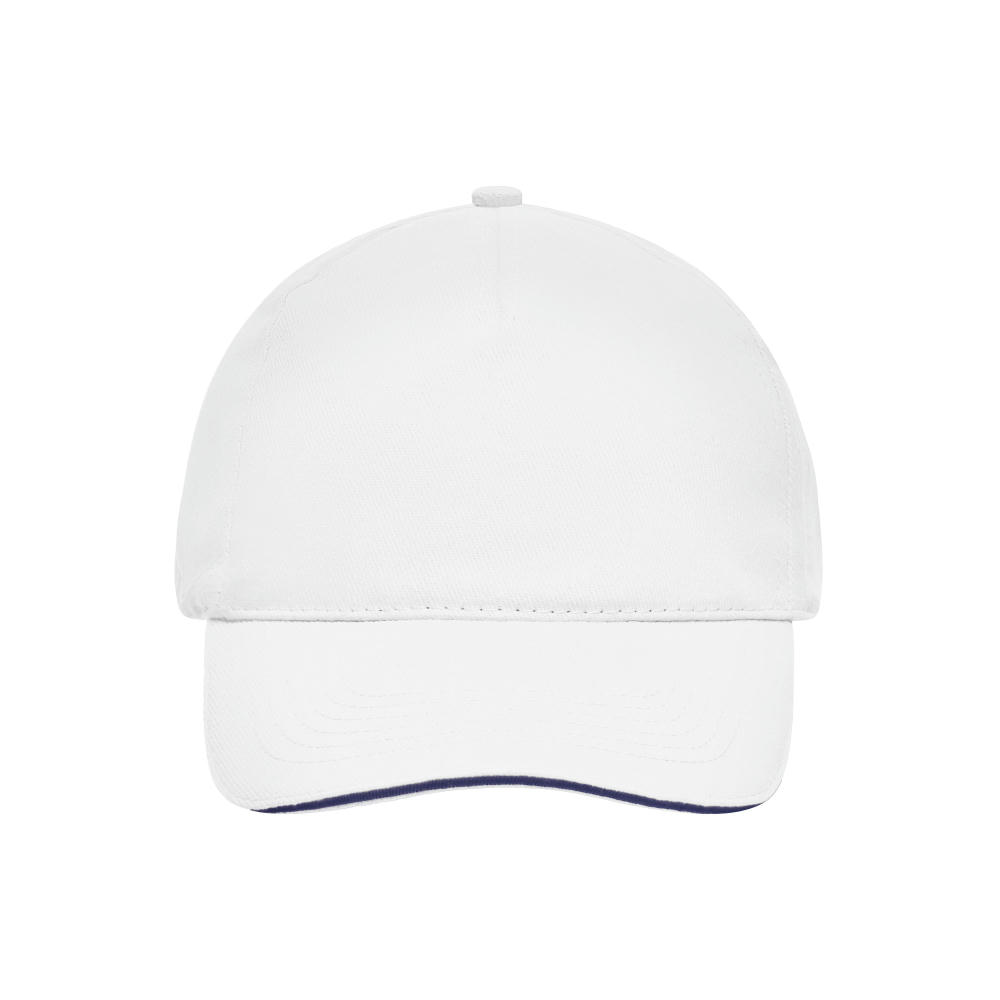 5 Panel Sandwich Cap-5 Panel Cap mit kontrastfarbigem Sandwich