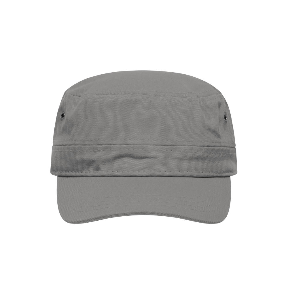 Military Cap-Trendiges Cap im Military-Stil aus robustem Baumwollcanvas