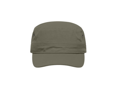 Military Cap-Trendiges Cap im Military-Stil aus robustem Baumwollcanvas