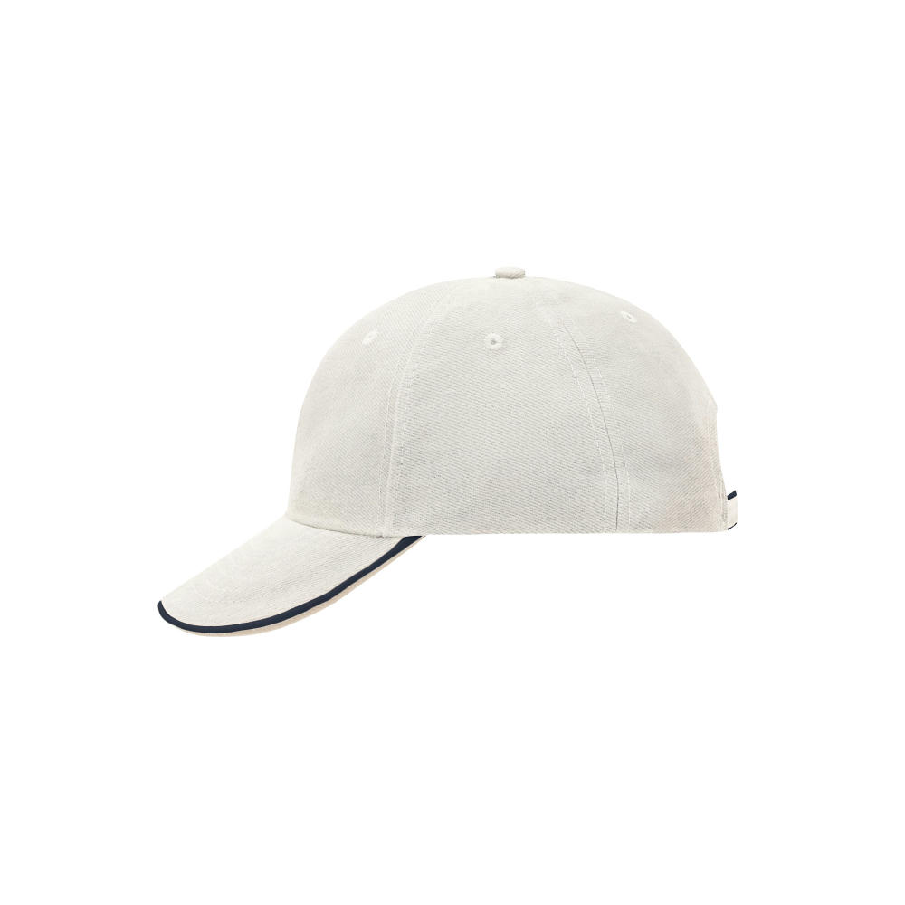 6 Panel Double Sandwich Cap-6 Panel Cap mit doppeltem Sandwich