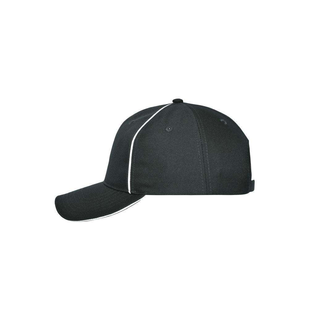 6 Panel Workwear Cap - SOLID --Hochwertige 6 Panel Cap mit reflektierenden Elementen (ohne Schutzfunktion/keine PSA)