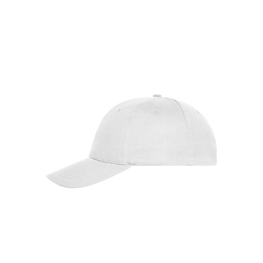 6 Panel Cap Bio Cotton-6 Panel Cap mit ungebürsteter Oberfläche