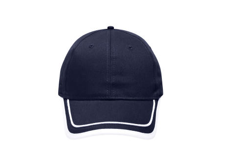 6 Panel Piping Cap-Brushed 6 Panel Cap