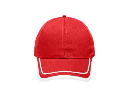 6 Panel Piping Cap-Brushed 6 Panel Cap