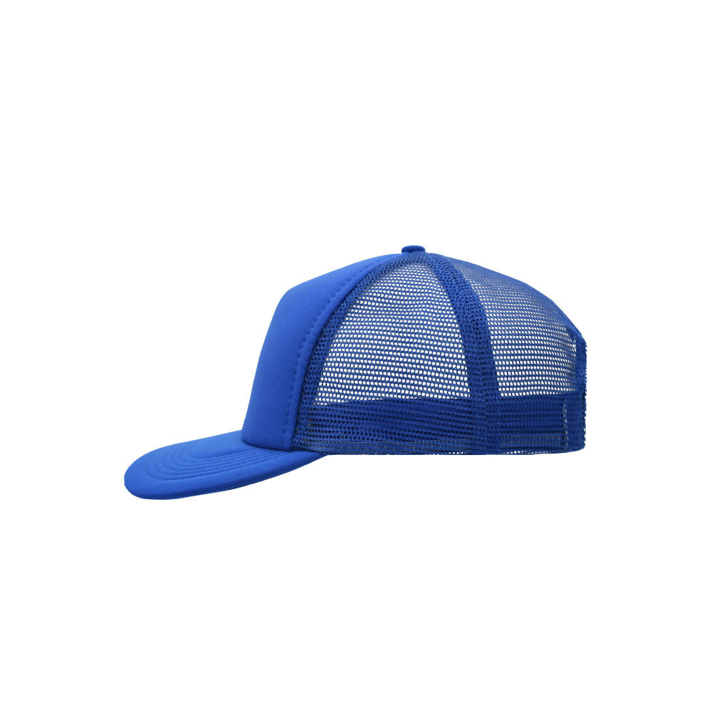 5 Panel Flat Peak Cap-5 Panel Mesh Cap mit flachem Schild