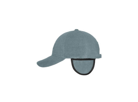 6 Panel Fleece Cap with Earflaps-Wärmendes Fleece-Cap mit ausklappbarem Ohrenschutz